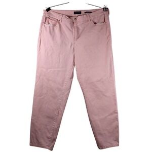 Charter Club Jeans Womens‎ 18W Pink Preppy Skinny Ankle Stretch Denim Fits37x26